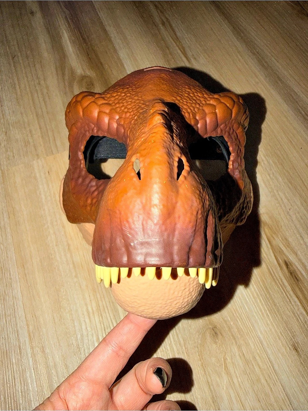 Jurassic World Tyrannosaurus Rex Mask Brown & Tan